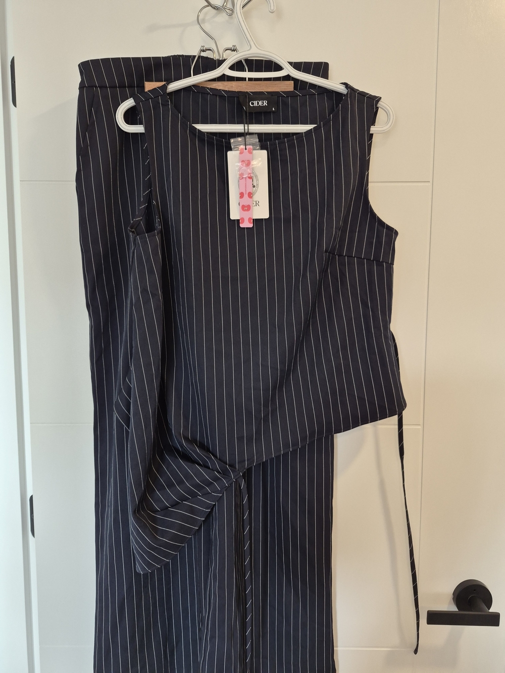 Cider Navy Pinstriped Set - Picture 3 of 10